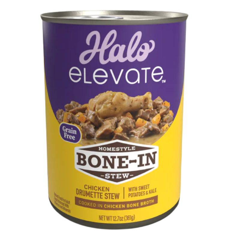 Halo® Lata Dog Homestyle Bone-In Grain Free Chicken Stew W/ Pumpkin & White Potatoes 12.7 Oz