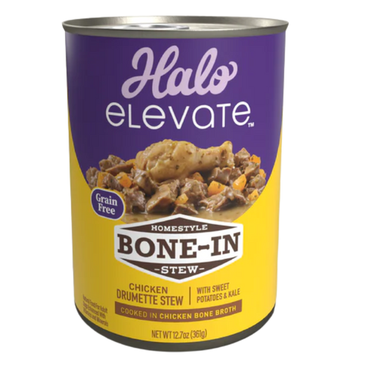 Halo® Lata Dog Homestyle Bone-In Grain Free Chicken Stew W/ Pumpkin & White Potatoes 12.7 Oz