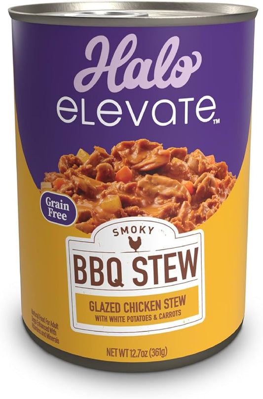 Halo® Lata Dog Homestyle Bone-In Grain Free Chicken Stew W/ Sweet Potatoes & Kale 12.7 Oz