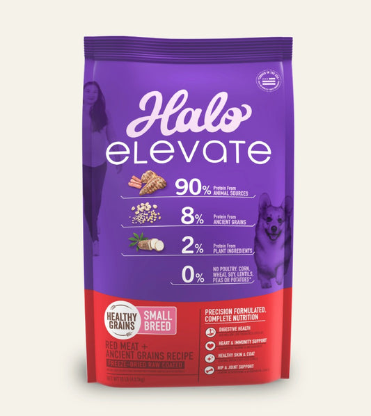 Halo® Elevate Dog Grain Free Sb Red Meat Recipe Dry Food 4.5Kg