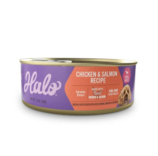 Halo® Lata Small Breed - Grain Free Chicken & Salmon Recipe 5.5 Oz