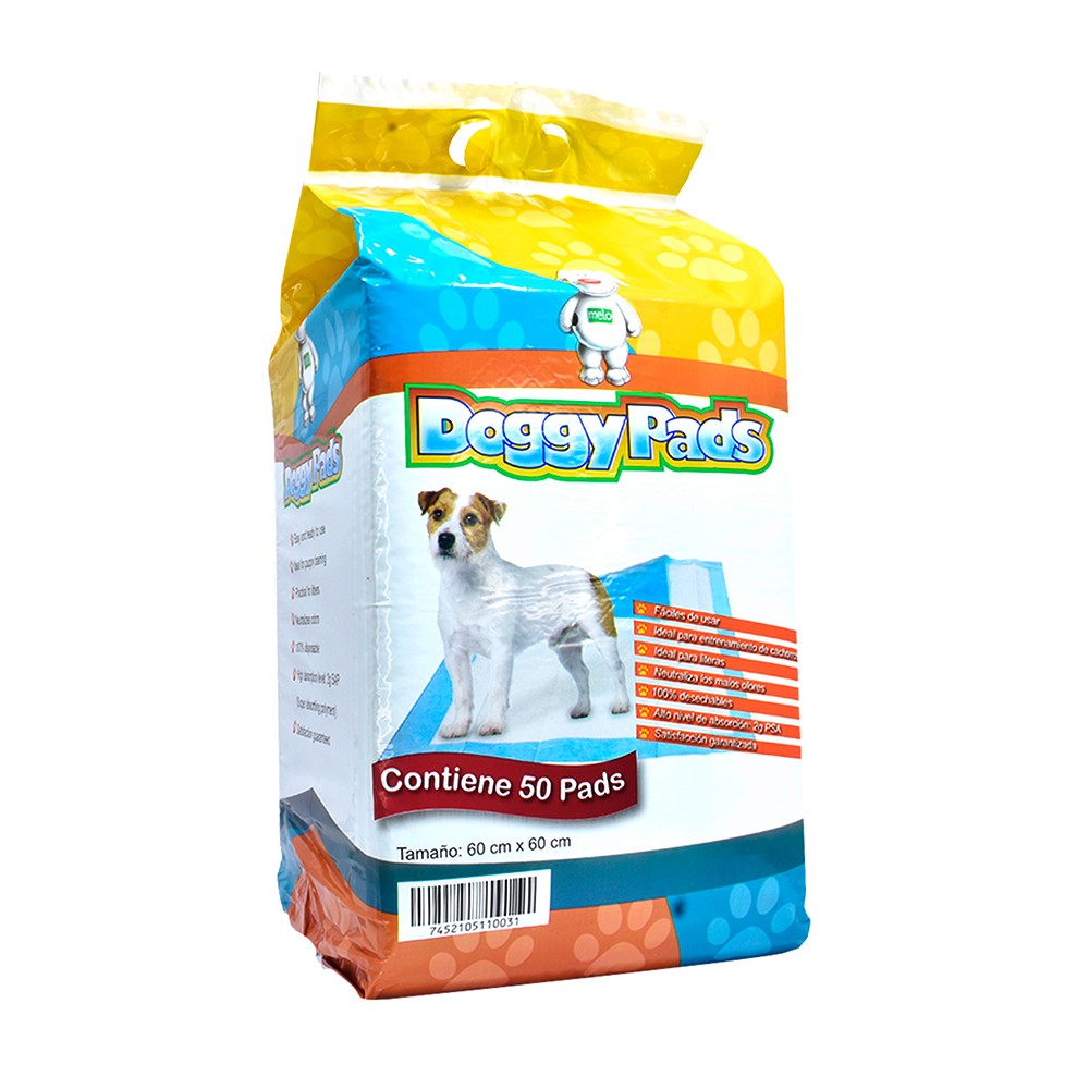 Doggy Pads Para Perro 60X60 50 Unidades