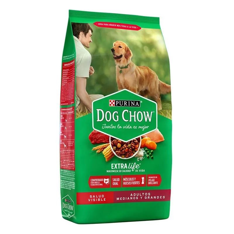 Dog Chow Alimento Seco Perro Adulto Extra Life Minis 4Kg