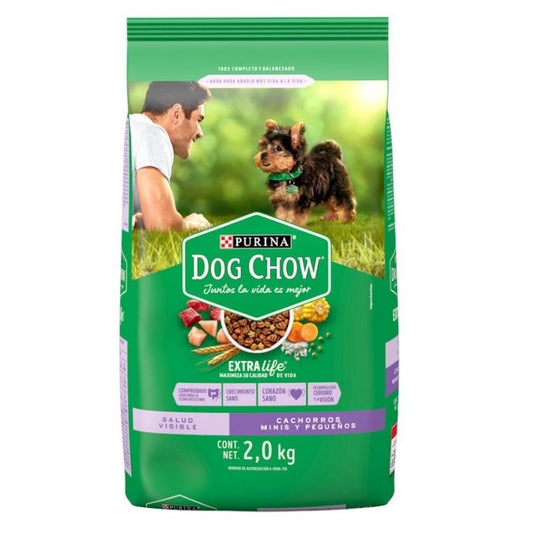 Dog Chow Alimento Seco Perro Cachorro Extra Life Minis 2Kg