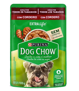 Pouchedogchowadcordero100G
