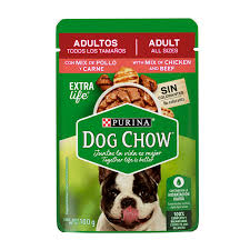 Pouchedogchowcarnepollo100G