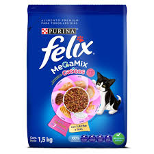Felix Alimento Seco Gato Cachorro Megamix 1.5 Kg