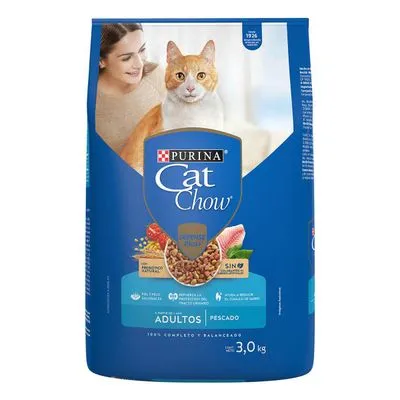 Cat Chow Alimento Seco Gato Adulto Defense Plus Pescado 0.5Kg