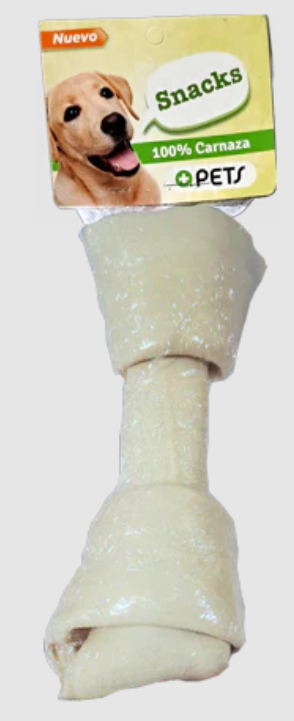 Hueso Qpets 8-9" Natural 1 Und