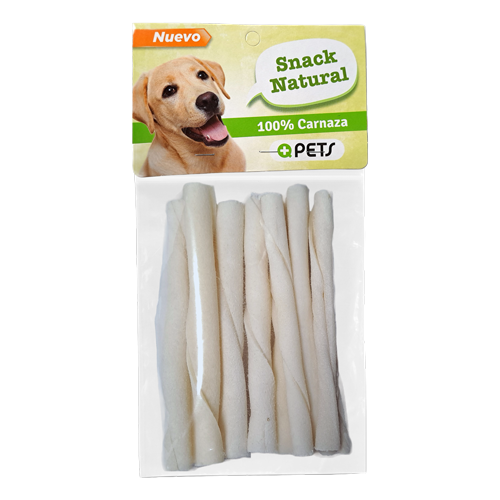 Twist Qpets 5" Natural 10 Uds