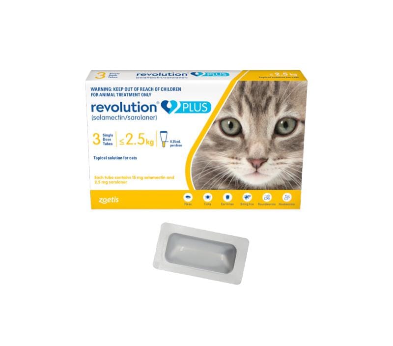 Revolution Plus 0.25Ml Amarillo (-2.5Kg) 1 Unidad