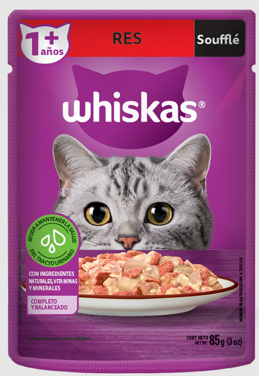 Whiskas Souffle Adulto Res