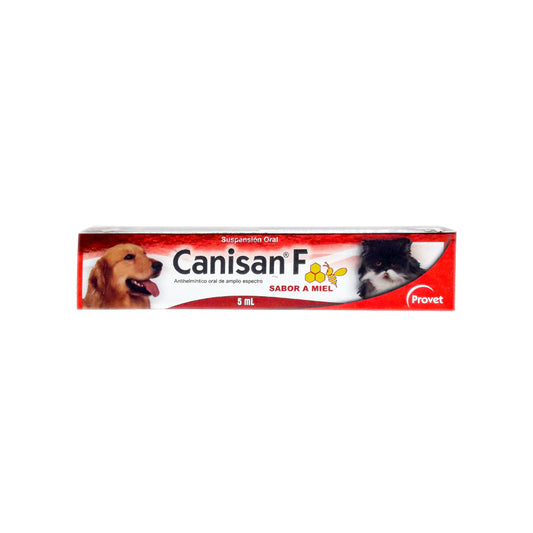 Canisan F Desparasitante Interno Perro Y Gato Crema 5 Ml