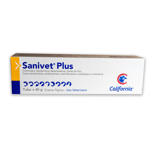 Sanivet Plus Crema Cicatrizante Perro Y Gato 40 Gr