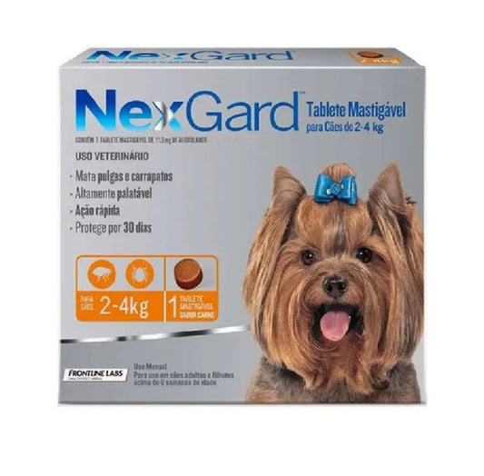 Nexgard S Naranja (2-4Kg)