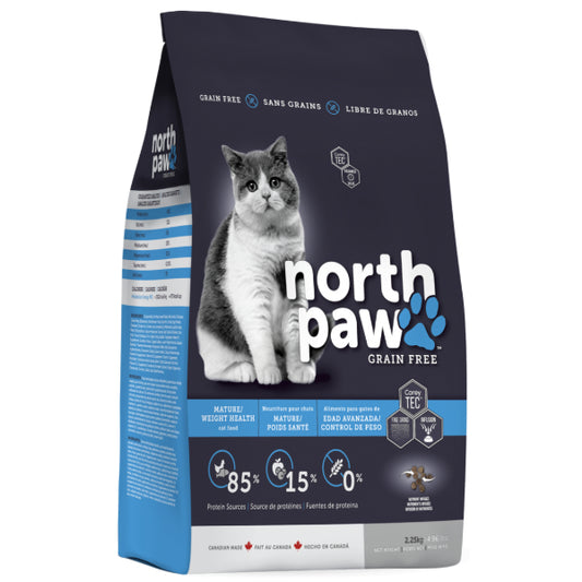 North Paw Grain Free Mature / Weight Health Cat Food 2.25 Kg