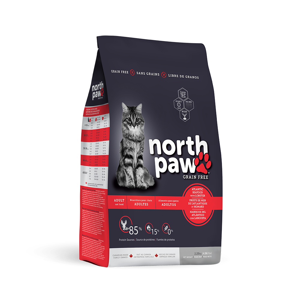 North Paw Grain Free Atlantic Seafood With Lobster Adult Cat Food 2.25 Kg