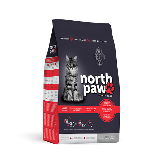 North Paw Grain Free Atlantic Seafood With Lobster Adult Cat Food 2.25 Kg