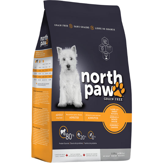 North Paw Grain Free Lamb And Sweet Potato Adult Dog Food 11.4 Kg