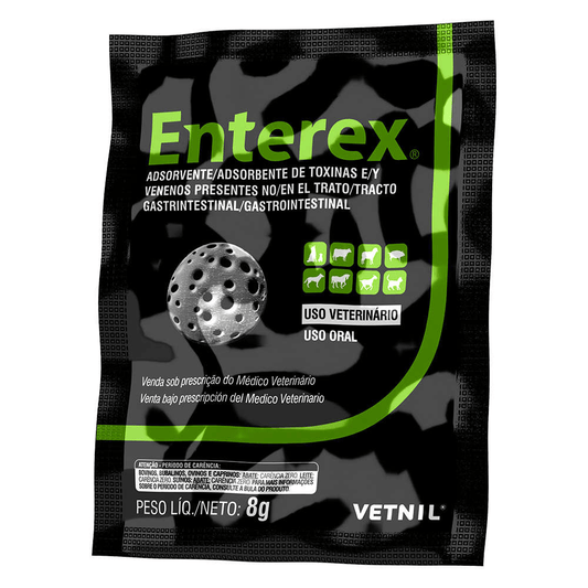 Enterex Carbon Activado Perro Y Gato Sobres 8 Grs