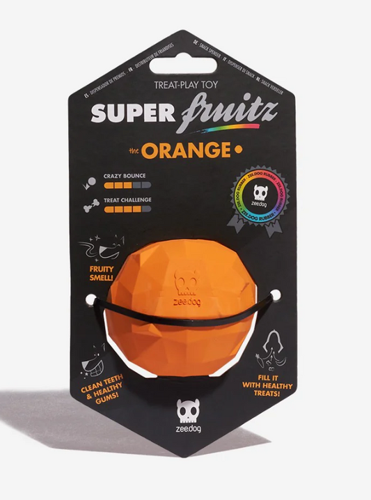Zd Juguete Perro Super Orange Fruitz Naranja