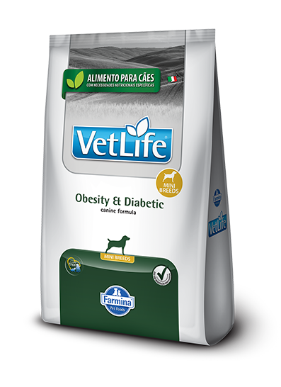 Vet Life Nat Canine Obesity & Diabetc Mini 10Kg