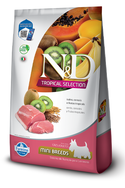 FARMINA N&D TROPICAL SELECTION DOG FOOD ADULT MINI BREEDS SUINO (CERDO) 2.5KG