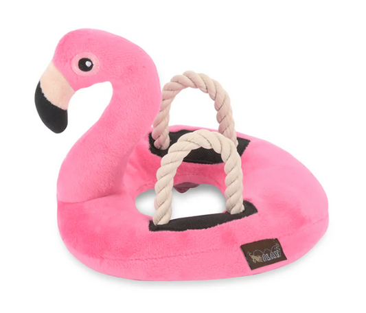 Tropical Paradise Flamingo Float
