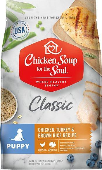 Chicken Soup For The Soul Classic Puppy - Chicken, Turkey & Brown Rice Recipe 13.5Lb 6.12Kg