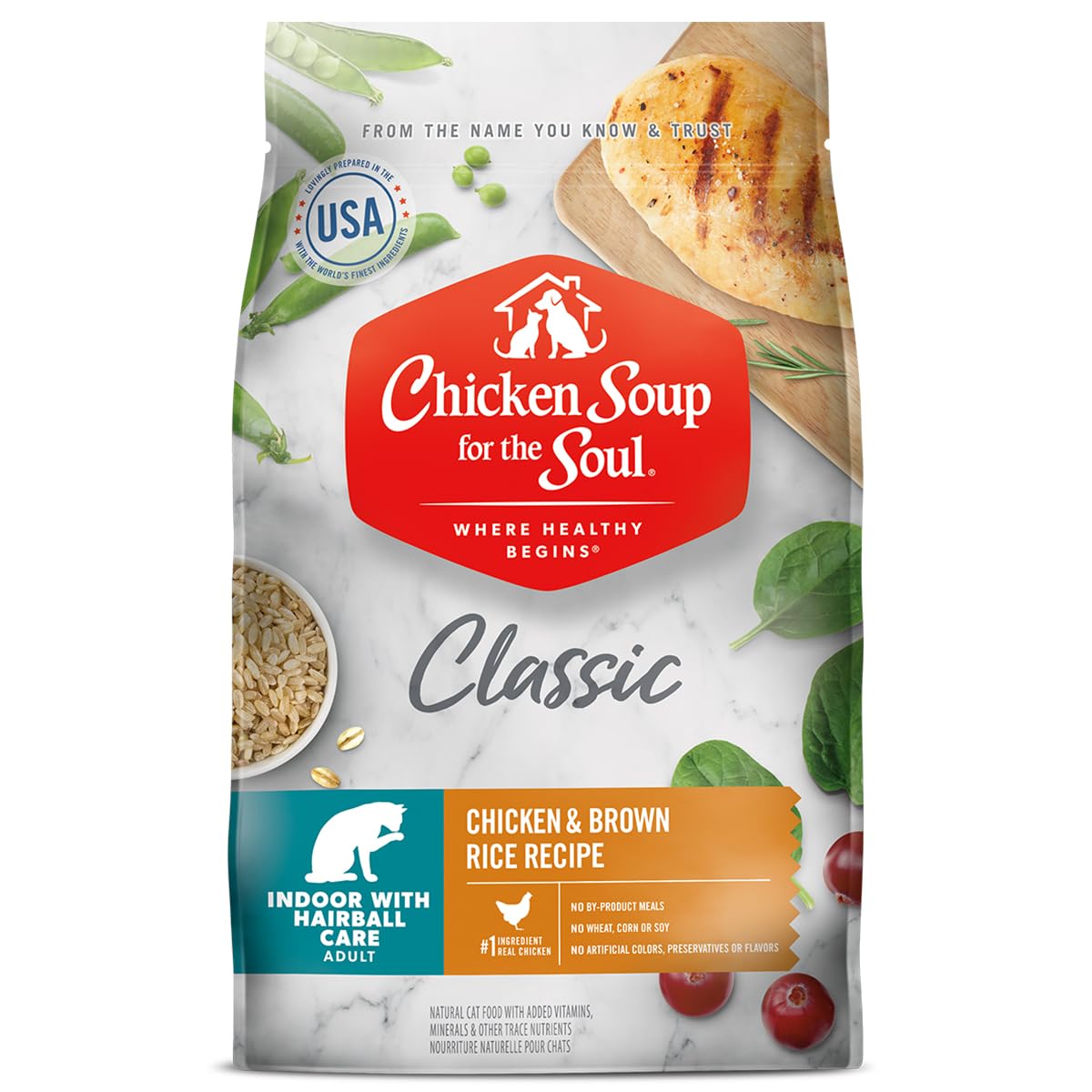 Cs Classic Indoor Cat - Chicken & Brown Rice Recipe Cat 13.5Lb 6.12Kg