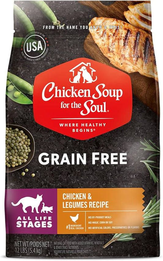 Cs Grain Free - Chicken & Legumes Recipe - Cat 12Lb 5.4Kg