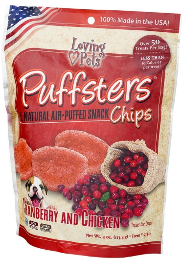 Dog Puffsters Cranberry 4 Oz