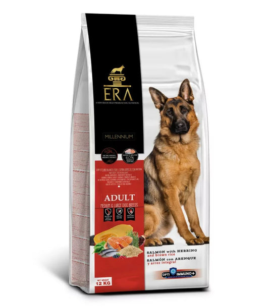 Era Alimento Seco Adulto Perro Raza Med- Grd Salmon Y Arenque 12Kg