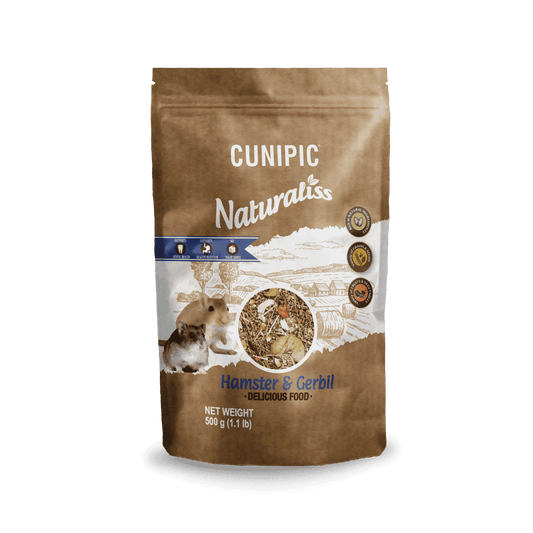 Cunipic Alimento Roedor Naturaliss Hamster & Gerbil Food  500G