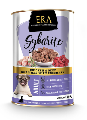 Era Sybarite Adult - Chicken With Beef, Enriched With Rosemary 400 G.