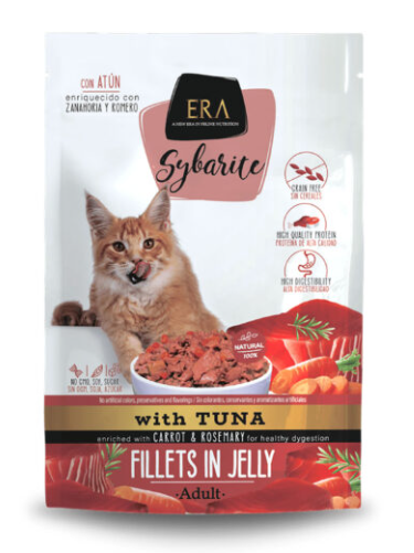 Era Sybarite Adult -  Fillets In Jelly With Tuna Enriched With Carrot And Rosemary 85G New