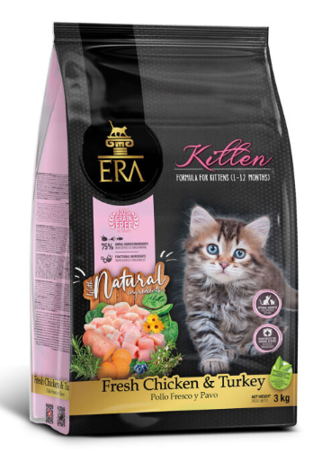 Era Grain Free  Kitten- Fresh Chicken & Turkey 3 Kg
