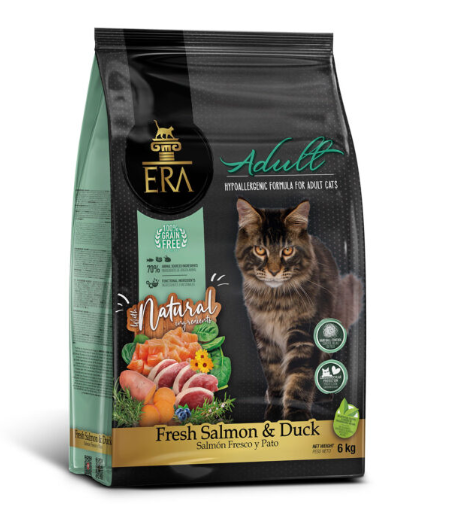 Era Grain Free Cat Adult - Fresh Salmon & Duck 6 Kg