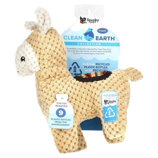Clean Earth Llama Textured Plush