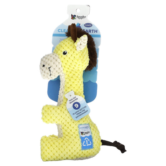 Clean Earth Giraffe Textured Plush