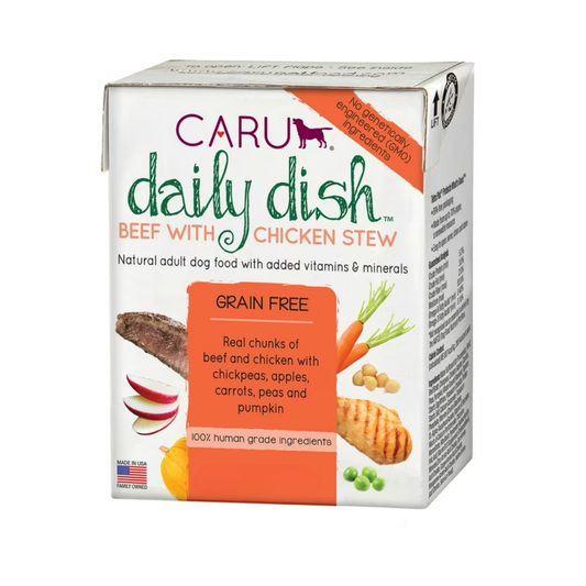 Caru Estofado Perro Daily Dish Res Y Pollo 340 Grs