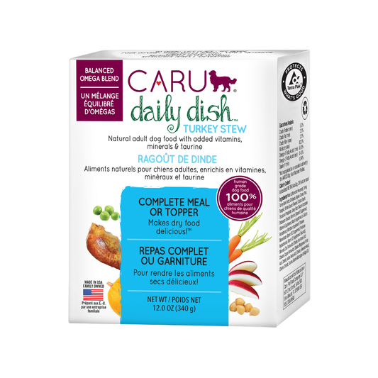 Caru Estofado Perro Daily Dish Pavo 340 Grs