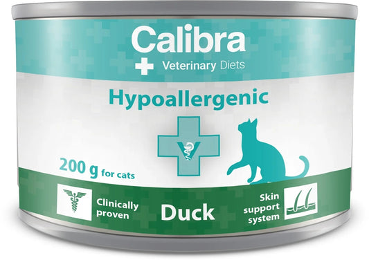 Calibra Vd Cat Can Hypoallergenic Duck 200G