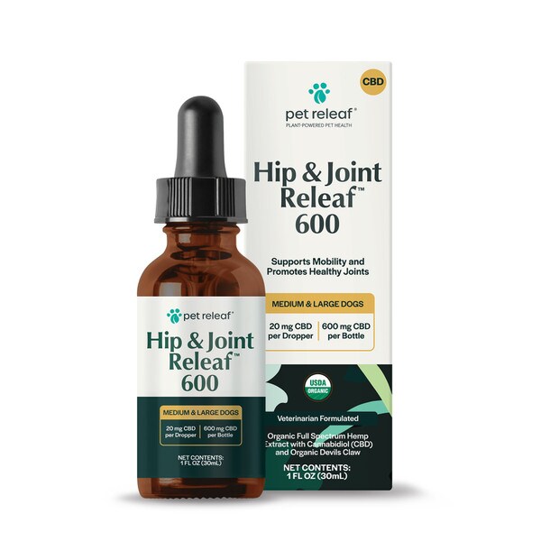 600 Hip And Joint Releaf Hemp Oil Organic