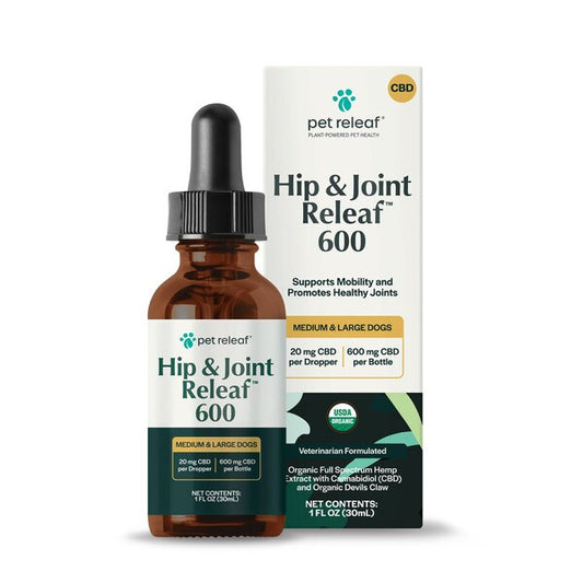 600 Hip And Joint Releaf Hemp Oil Organic
