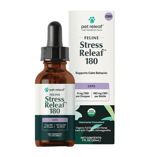 180 Feline Stress Releaf Hemp Oil Organic