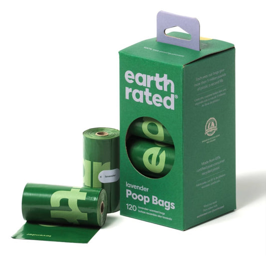 Earth Rathed 8 Rollos 120 Bolsas Fragancia Lavanda