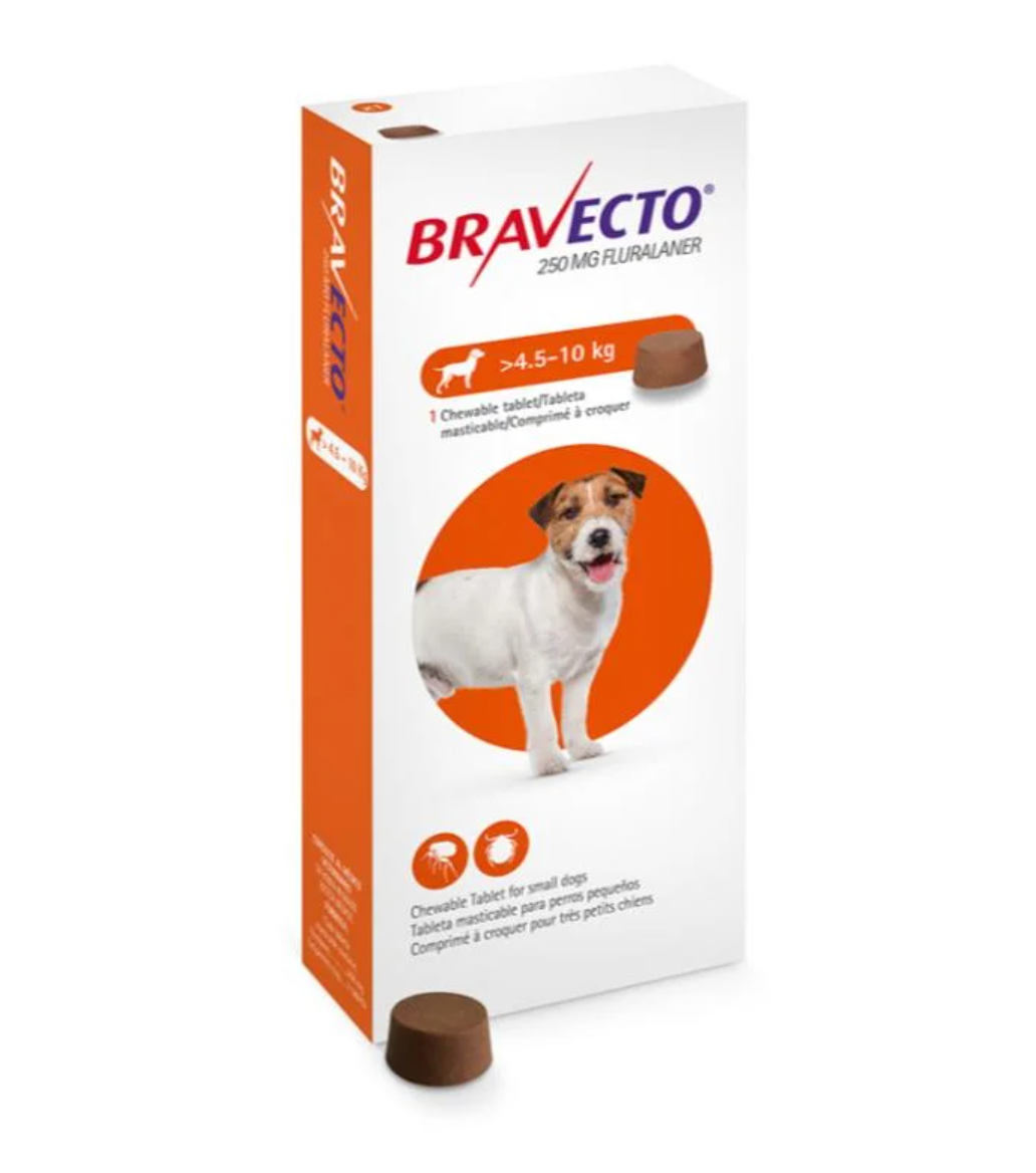 Msd Bravecto 250 Mg (4.5-10Kg)