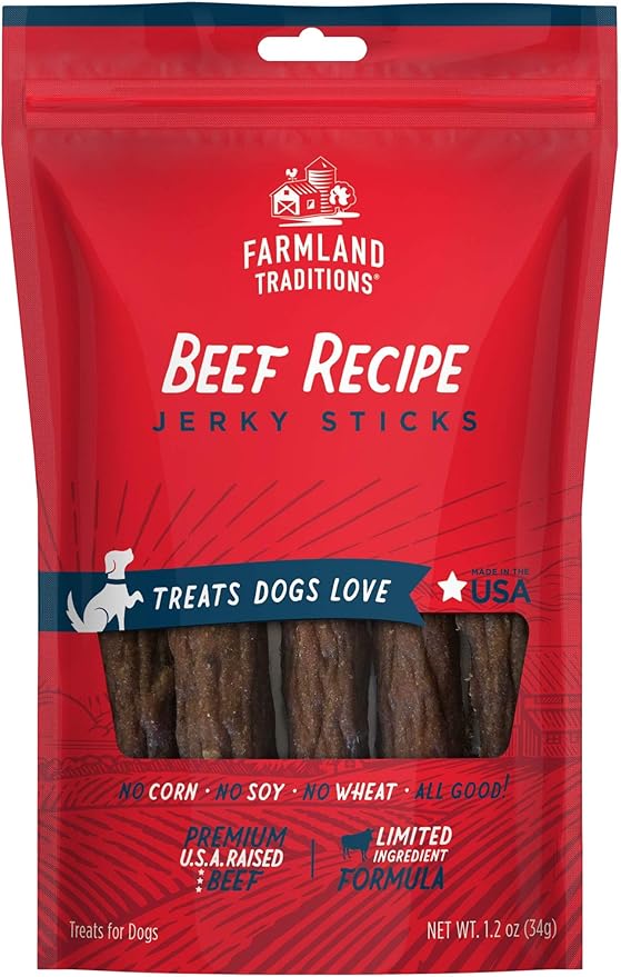 Beef Recipe Sticks Treats 34G