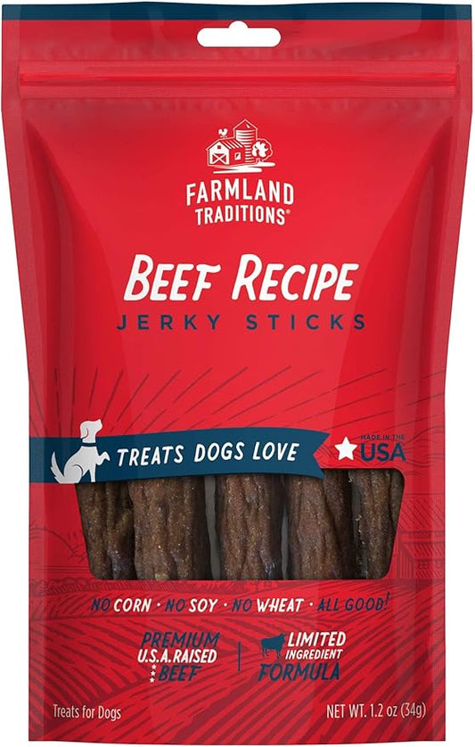 Beef Recipe Sticks Treats 34G